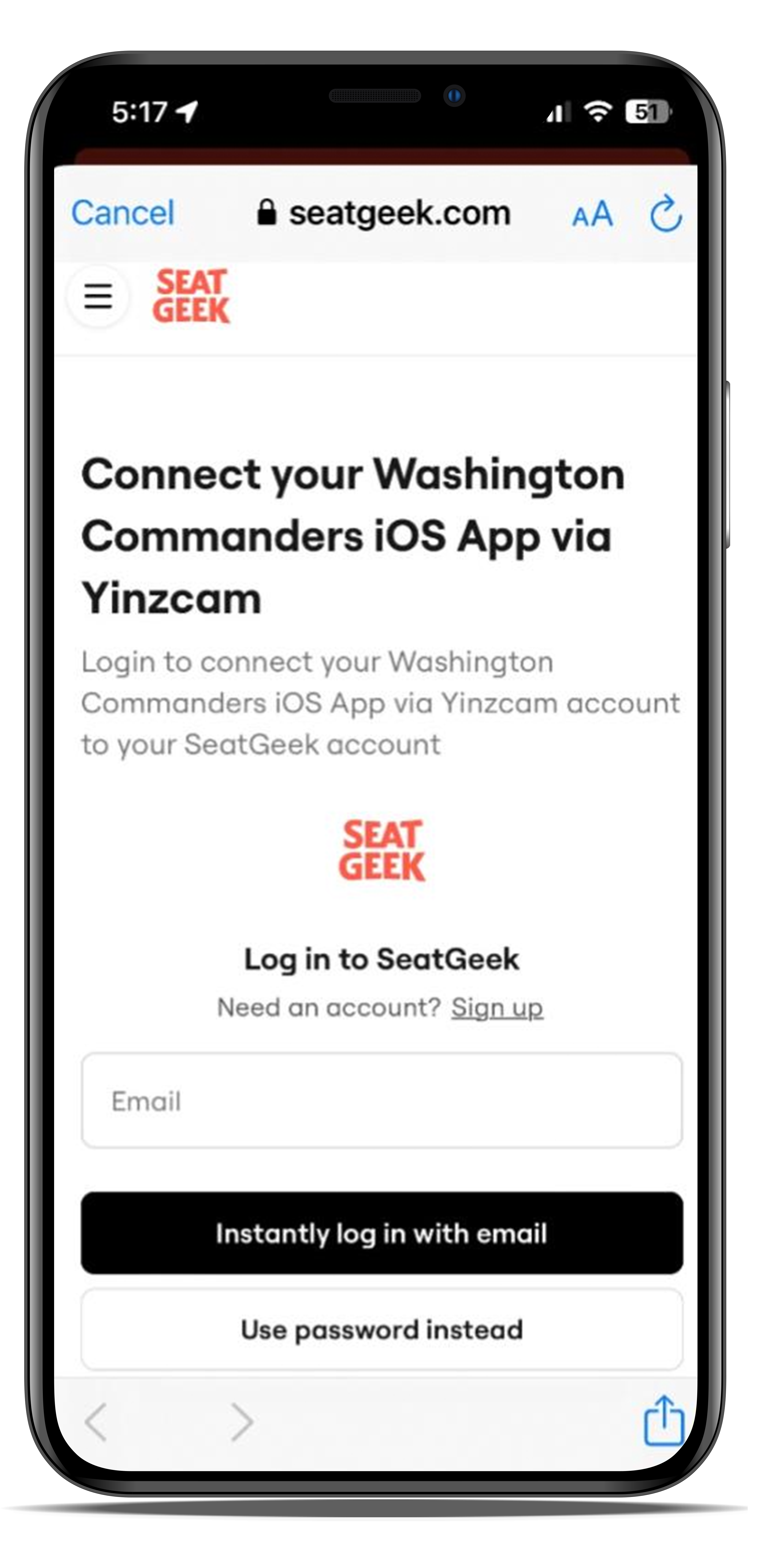 Mobile tickets step 5
