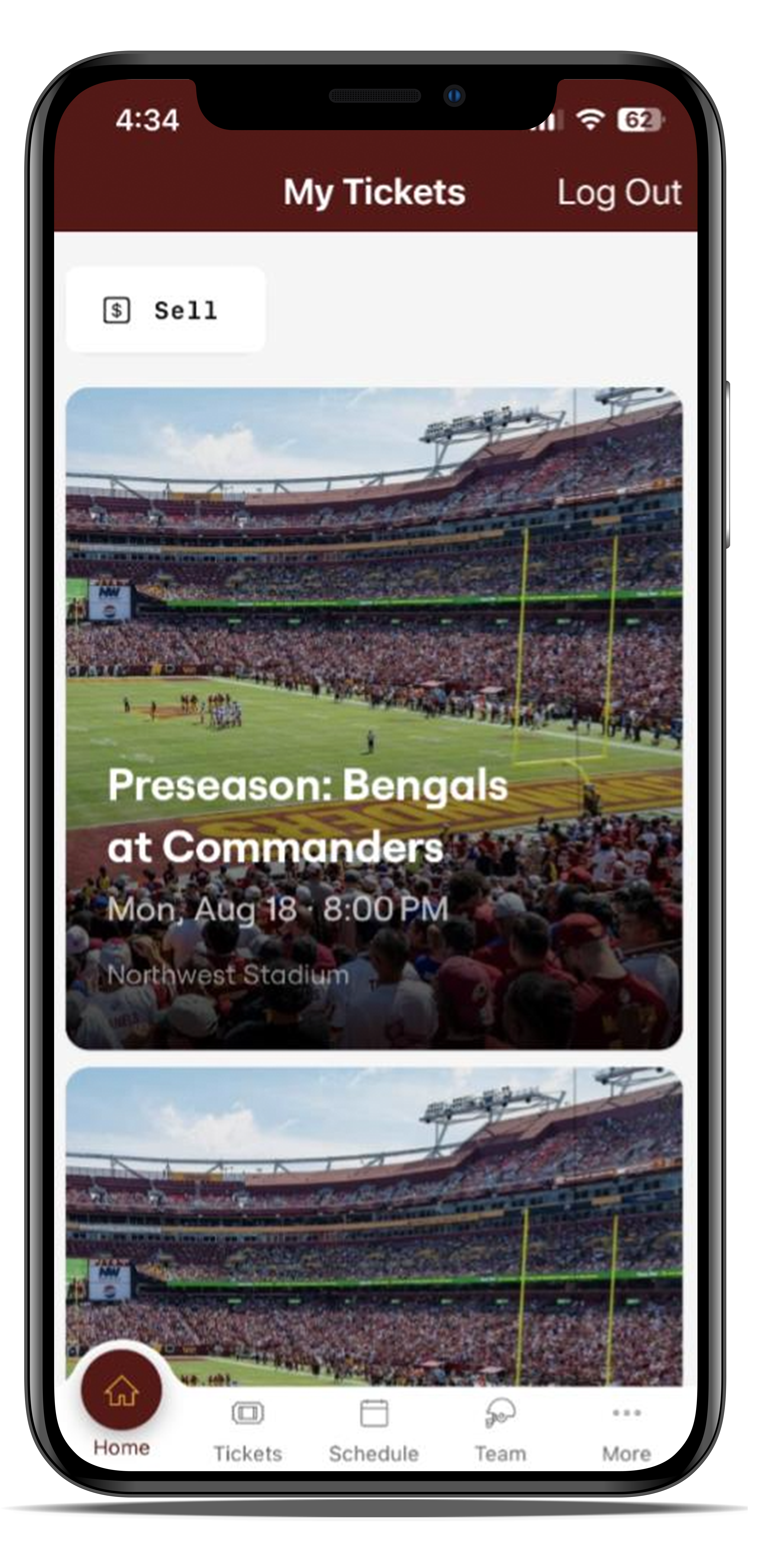 Mobile tickets step 6